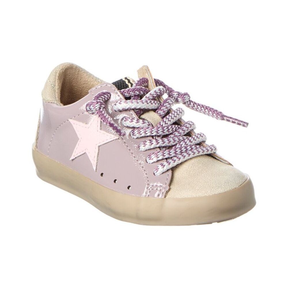 Shushop Paula Patent-Trim Sneaker, Purple